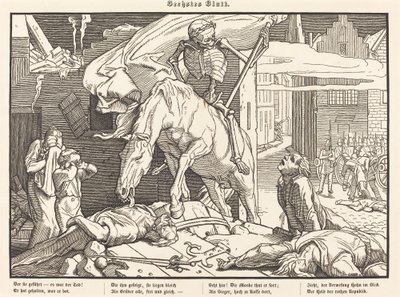 Myös Dance of Death VI tekijältä Alfred Rethel