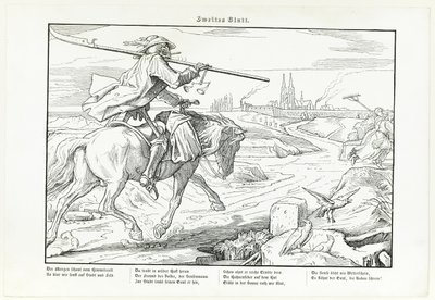 Myös kuoleman tanssi, levy II tekijältä Alfred Rethel