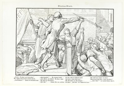 Myös Dance of Death, levy IV tekijältä Alfred Rethel