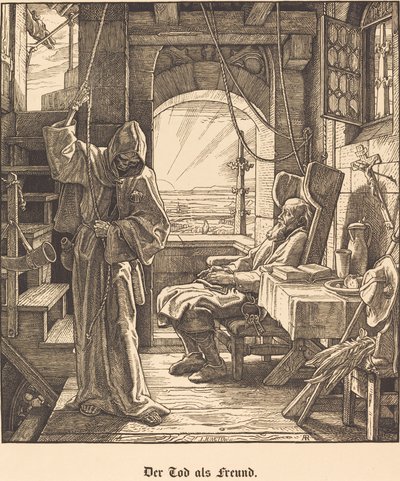 Kuolema ystävänä tekijältä Alfred Rethel