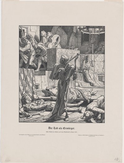 Kuolema ystävänä tekijältä Alfred Rethel