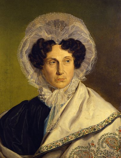 Taiteilijan äidin muotokuva, n. 1833 tekijältä Alfred Rethel