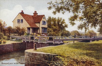 Benson Lock Thames-joki tekijältä Alfred Robert Quinton