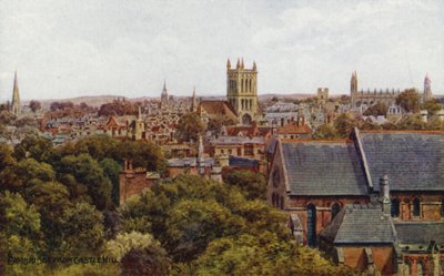 Cambridge, del Castle Hill (litografia en color) finlandès tekijältä Alfred Robert Quinton