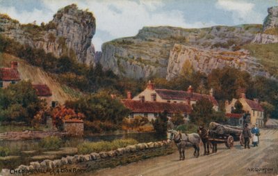 Cheddar Village ja Lion Rock tekijältä Alfred Robert Quinton