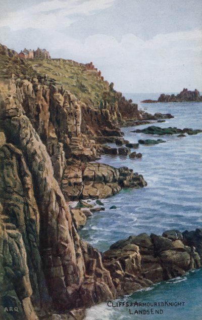 Cliffs and Armored Knight, Lands End tekijältä Alfred Robert Quinton
