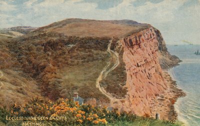 Ecclesbourne Glen ja Cliffs, Hastings tekijältä Alfred Robert Quinton