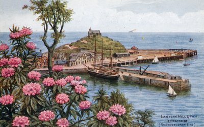 Lantern Hill ja Pier, Ilfracombe, (Rhododendronin aika) tekijältä Alfred Robert Quinton