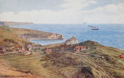 Lulworth Cove ylhäältä tekijältä Alfred Robert Quinton