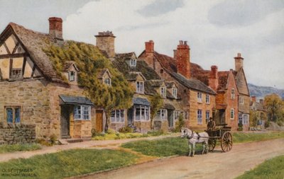 Vanhat mökit, Broadway, Worcs tekijältä Alfred Robert Quinton