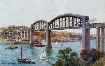 Plymouth, Royal Albert Bridge, Saltash tekijältä Alfred Robert Quinton