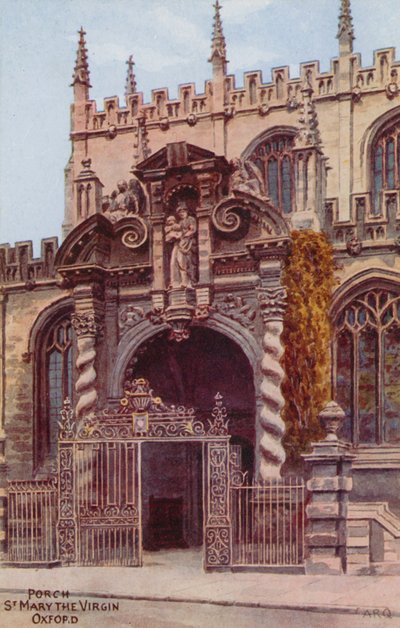 Kuisti, St Mary the Virgin, Oxford tekijältä Alfred Robert Quinton