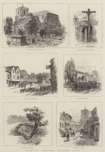 Rambling Sketches, Waltham Abbey tekijältä Alfred Robert Quinton
