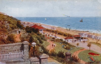 Spa Pavilionin puutarha ja ranta, Felixstowe tekijältä Alfred Robert Quinton