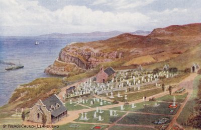 Pyhän Tudnon kirkko, Llandudno (värilitro) tekijältä Alfred Robert Quinton