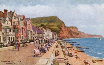 The Esplanade, näkymä E, Sidmouth tekijältä Alfred Robert Quinton