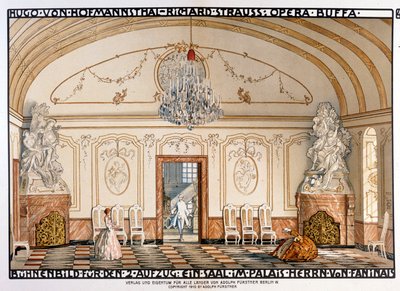 Richard Strauss: Der Rosenkavaliert (Rosenkavalier) Rollerin lavastus. 2. näytös tekijältä Alfred Roller
