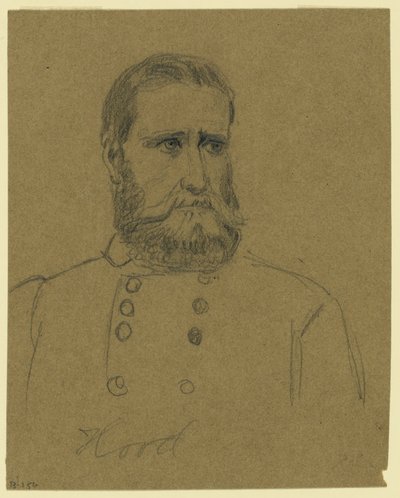 Konfederaation kenraali John Bell Hood tekijältä Alfred Rudolph Waud