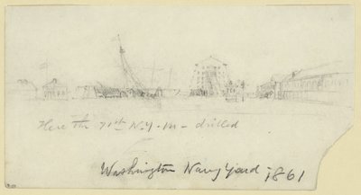 Washington Navy Yard tekijältä Alfred Rudolph Waud
