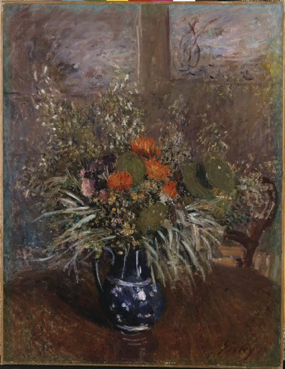 Kukkakimppu tekijältä Alfred Sisley