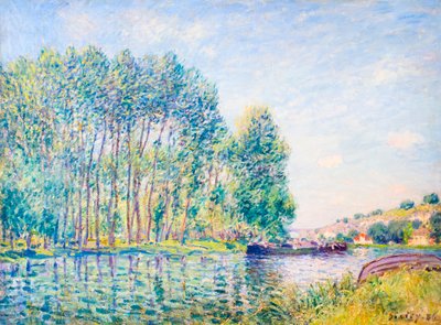 Loingin mutka Moretissa tekijältä Alfred Sisley