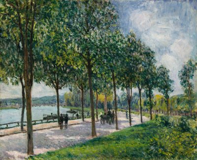 Kastanjapuiden kuja, 1878. tekijältä Alfred Sisley