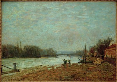 Tappion jälkeen Seine Suresnesin sillalla tekijältä Alfred Sisley
