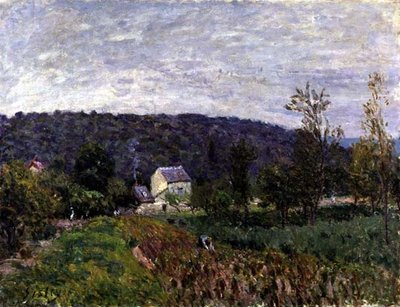 Syksyinen ilta Pariisin laitamilla tekijältä Alfred Sisley