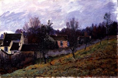 Syksy Louveciennesissä tekijältä Alfred Sisley