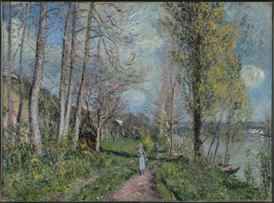 Seinen rannat Byssä tekijältä Alfred Sisley