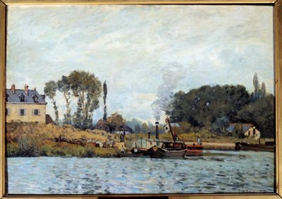 Vene Bougivalin sulkulla Alfred Sisleyn (1839-1899) maalaus 1873 su. 0,46x0,65 m Pariisi, musee d