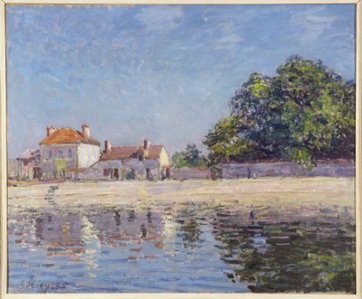 Loingjoen rannat, Saint-Mammès tekijältä Alfred Sisley