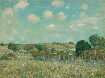 Niitty. 1875 tekijältä Alfred Sisley