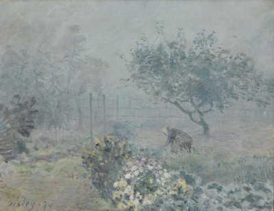 Sumu, naapurit, 1874 tekijältä Alfred Sisley