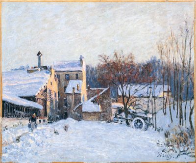 Ranska: Une cour à Chaville tekijältä Alfred Sisley