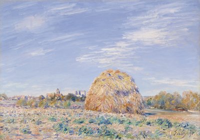 Heinäsuovasta Loingin rannoilla, 1891 tekijältä Alfred Sisley