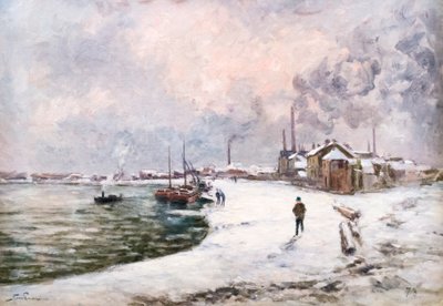 Ivry lumessa tekijältä Alfred Sisley