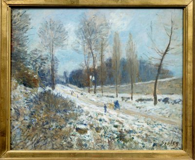 Côte du Coeur-Volant Marlyssa lumen alla Alfred Sisleyn (1839-1899) maalaus 1877 Su. 0,46 x 0,55 m Pariisi, Orsay-museo tekijältä Alfred Sisley
