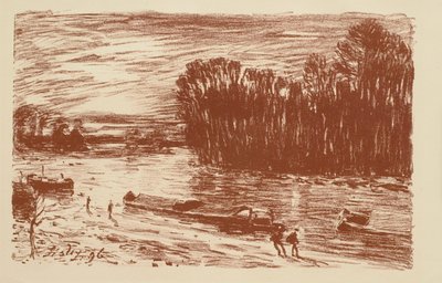Loing lähellä St. Mammèsia tekijältä Alfred Sisley