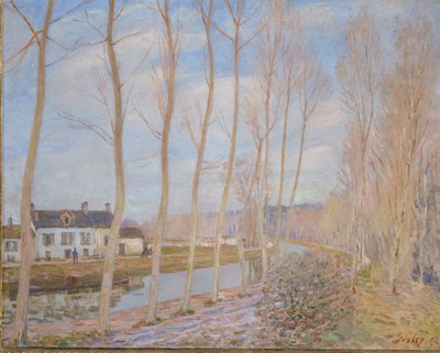Loingin kanava tekijältä Alfred Sisley