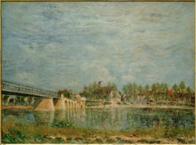 Saint-Mammèsin silta tekijältä Alfred Sisley