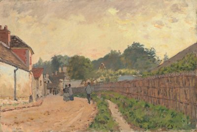 Marly-le-Roi, n. 1875. tekijältä Alfred Sisley