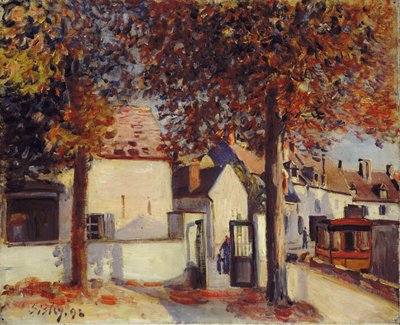 Moret-sur-Loing (Rue de Fosses) tekijältä Alfred Sisley