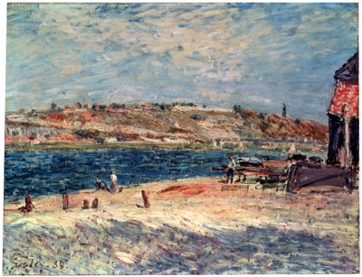 River Banks Saint-Mammèsissa, 1884. tekijältä Alfred Sisley