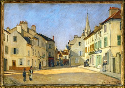 Rue de la Chaussee Argenteuilissa tekijältä Alfred Sisley