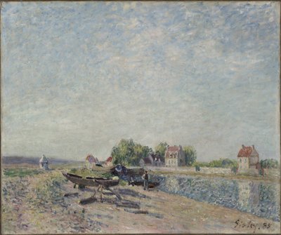 Saint-Mammes, Loingin kanava tekijältä Alfred Sisley