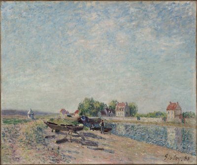 Saint-Mammes, Loingin kanava tekijältä Alfred Sisley
