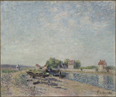 Saint-Mammes, Loingin kanava tekijältä Alfred Sisley
