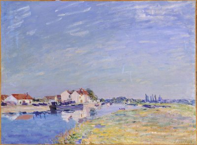 Saint-Mammès tekijältä Alfred Sisley