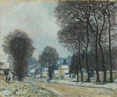 Huonekalut ja erilaiset esineet 1100- ja 1300-luvuilta tekijältä Alfred Sisley